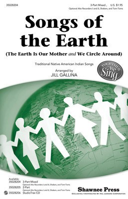 Songs of the Earth - Together We Sing Series - Jill Gallina Shawnee Press StudioTrax CD CD