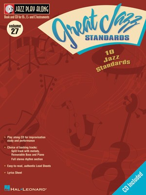 Great Jazz Standards - Jazz Play-Along Volume 27 - Various - Bb Instrument|Bass Clef Instrument|C Instrument|Eb Instrument Hal Leonard Lead Sheet /CD