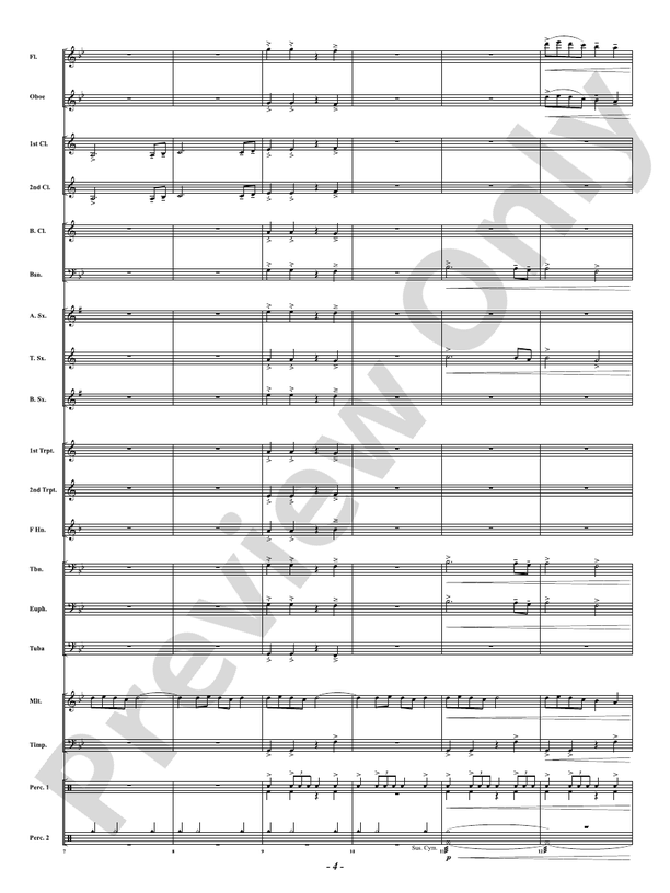 Mountain Rangers - Concert Band Conductor Score & Parts (Digital Download)