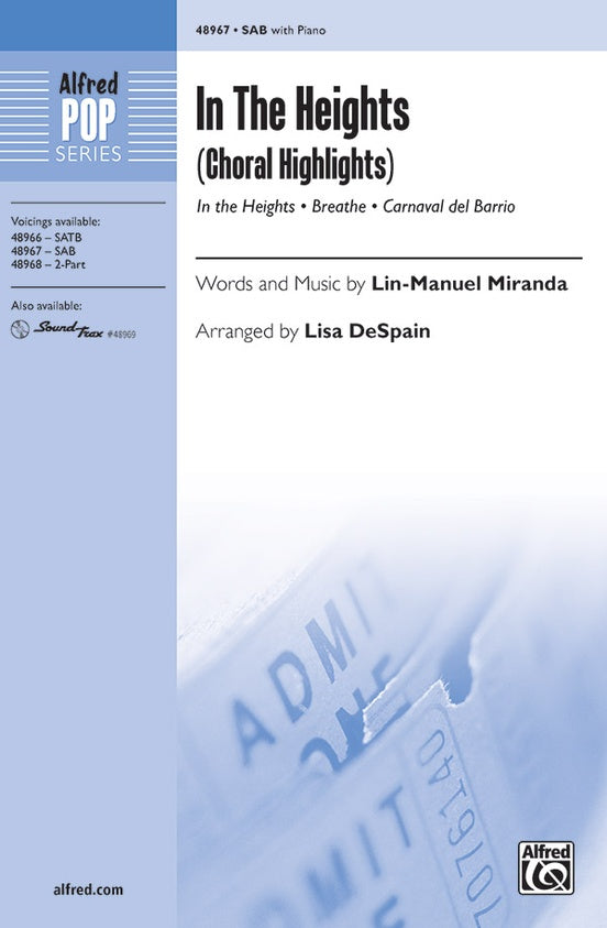 In the Heights (Choral Highlights) - SAB Choral Octavo (Digital Download)