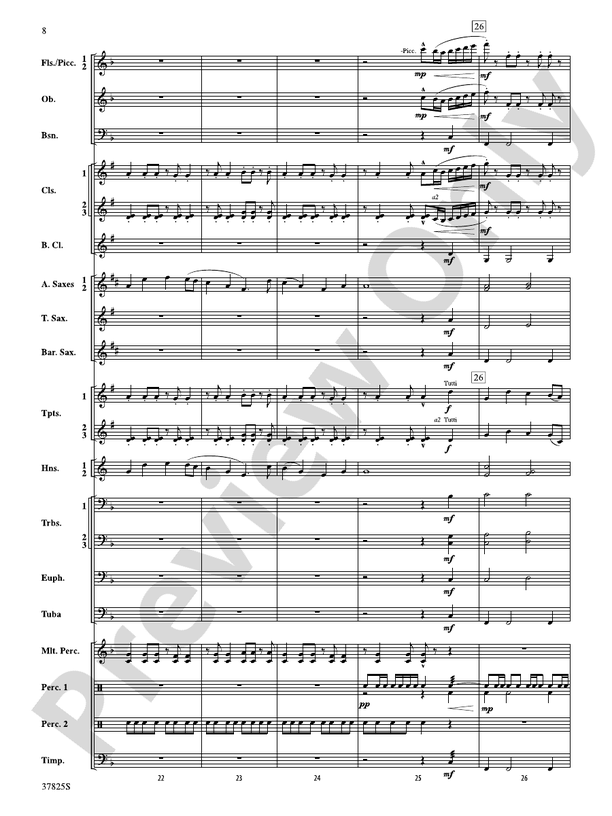 Savannah River Rhapsody - Concert Band Conductor Score & Parts (Digital Download)
