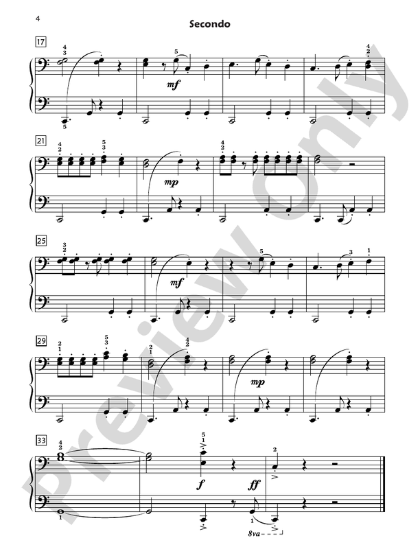 Premier Piano Course, Duet 3 - 1 Piano, 4 Hands (Digital Download)