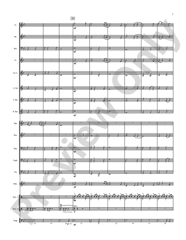 By the River's Edge (Grade 0.5) - Concert Band Conductor Score & Parts (Digital Download)