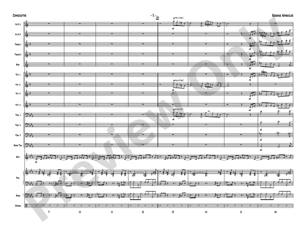 Grease Wheezer - Jazz Ensemble Conductor Score & Parts (Digital Download)