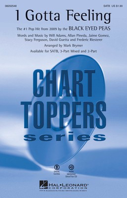 I Gotta Feeling - 2-Part Mark Brymer Hal Leonard Octavo