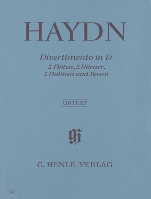 Divertimento D major Hob. II:8 - for 2 Flutes, 2 Horns, 2 Violins and Basso Continuo - Joseph Haydn - G. Henle Verlag Score/Parts
