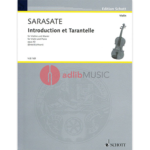 Introduction Et Tarantelle Op 43 Vln/Pno - Sarasate - Schott