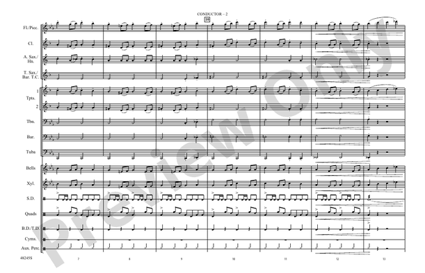 Malaguena – Marching Band Conductor Score & Parts (Digital Download)