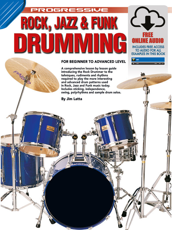 Progressive Rock Jazz And Funk Drumming Bk/CD