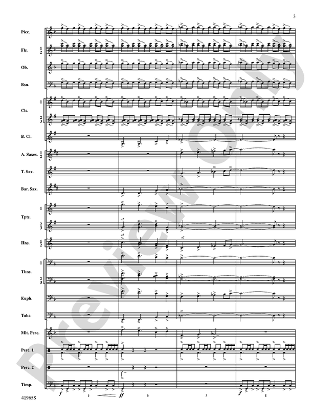 Chase the Shouting Wind - Concert Band Conductor Score & Parts (Digital Download)