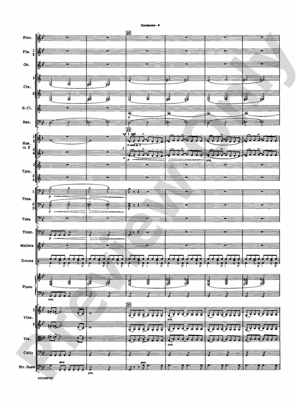 Themes from 007 – Full Orchestra Conductor Score & Parts (Digital Download)