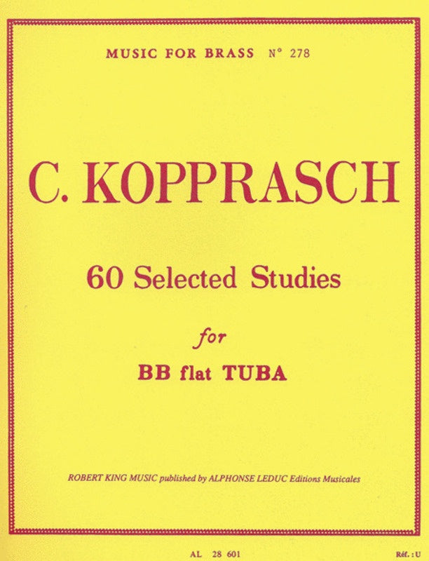 60 Selected Studies for BB Flat Tuba - Georg Kopprasch - Robert King Tuba Solo