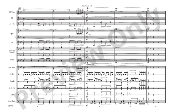 El Gato Caliente – Marching Band Conductor Score & Parts (Digital Download)