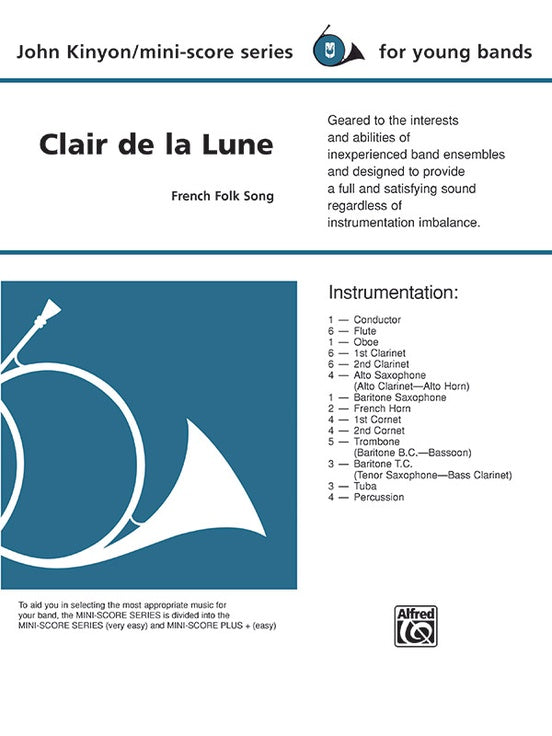 Clair de la Lune - Concert Band Conductor Score & Parts (Digital Download)