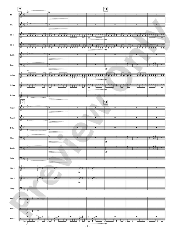 The Archer's Arrow - Concert Band Conductor Score & Parts(Digital Download)