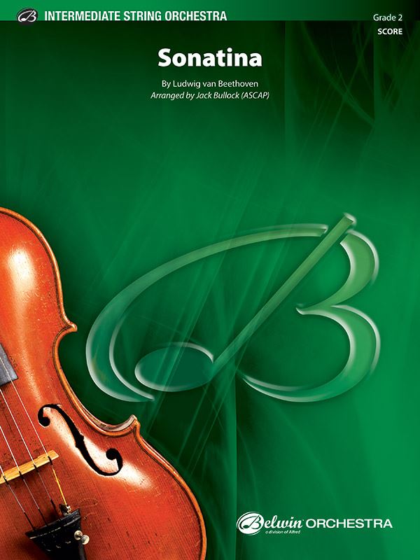 Beethoven Sonatina String Orchestra Grade 2 Score/Parts arranged by Bullock