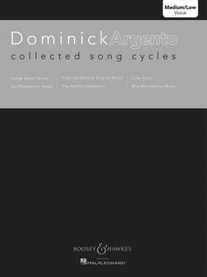 Collected Song Cycles - Medium/Low Voice - Dominick Argento - Classical Vocal Boosey & Hawkes