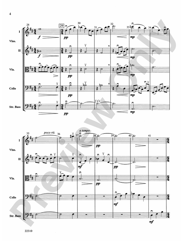 Incantations – String Orchestra Conductor Score & Parts (Digital Download)