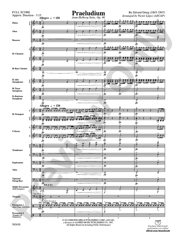 Praeludium - Concert Band Conductor Score & Parts (Digital Download)