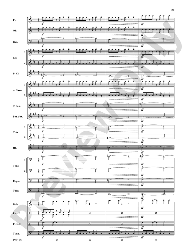 Stay Tuned - Concert Band Conductor Score & Parts (Digital Download)