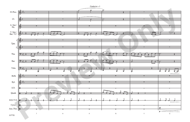 21 Guns – Marching Band Conductor Score & Parts (Digital Download)