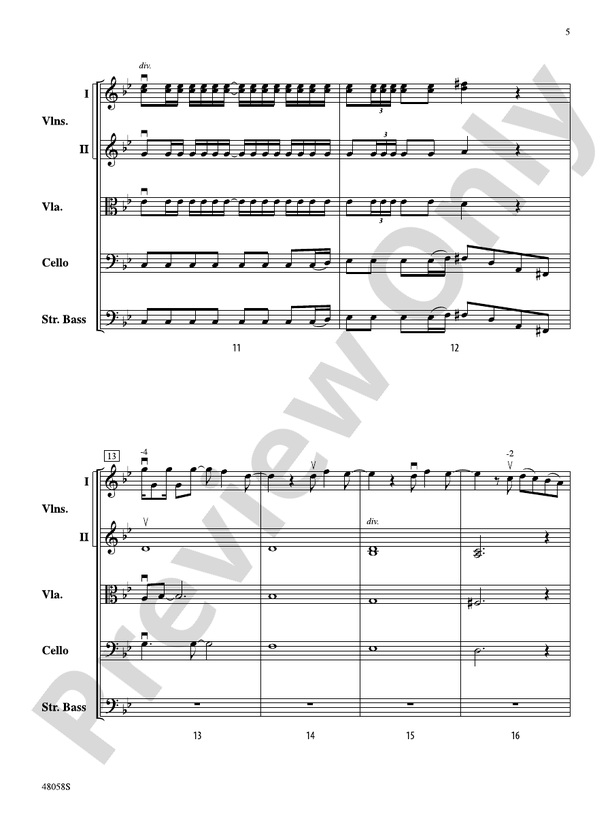 Selections from Hamilton - String Orchestra Conductor Score & Parts (Digital Download)