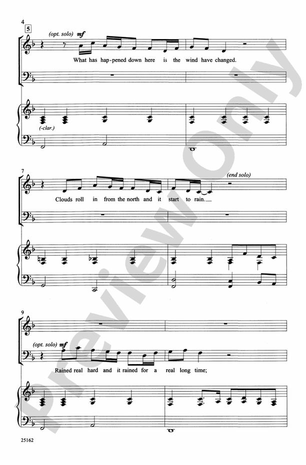Louisiana 1927 – SATB Choral Octavo (Digital Download)