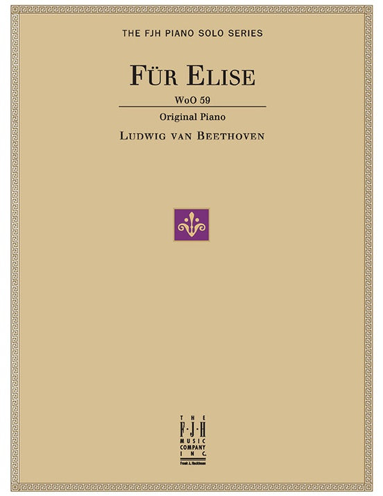 Beethoven - Fur Elise - DSM-DPS1025 - Piano (Digital Download)