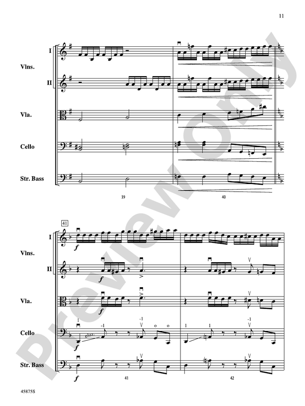 Swamp Thang - String Orchestra Conductor Score & Parts (Digital Download)