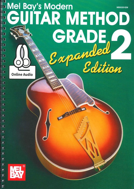 Modern Guitar Method Grade 2 Expanded - Guitar/Audio Access Online by Bay Mel Bay 93201EM