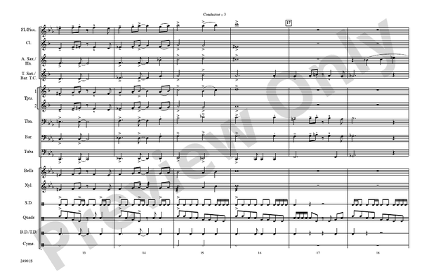 Estancia – Marching Band Conductor Score & Parts (Digital Download)