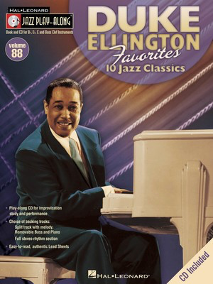 Duke Ellington Favorites - Jazz Play-Along Volume 88 - Bb Instrument|Bass Clef Instrument|C Instrument|Eb Instrument Hal Leonard Lead Sheet /CD