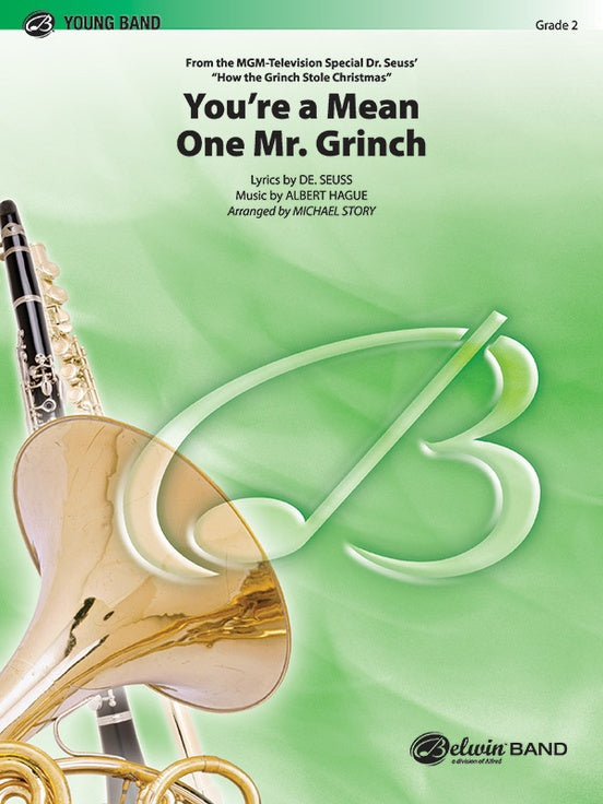 You're a Mean One, Mr. Grinch - Concert Band Conductor Score & Parts (Digital Download)