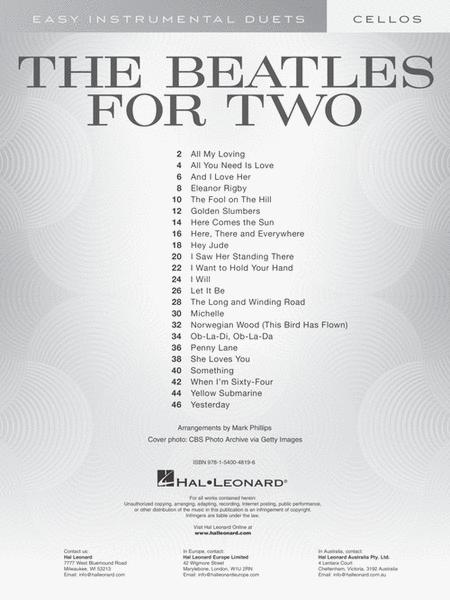 The Beatles for Two Cellos - Cello Duet - Hal Leonard