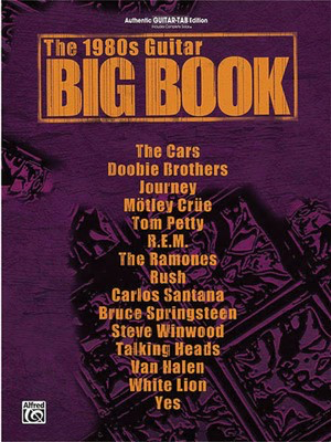 The 1980s Guitar Big Book - Guitar Alfred Music Guitar TAB
