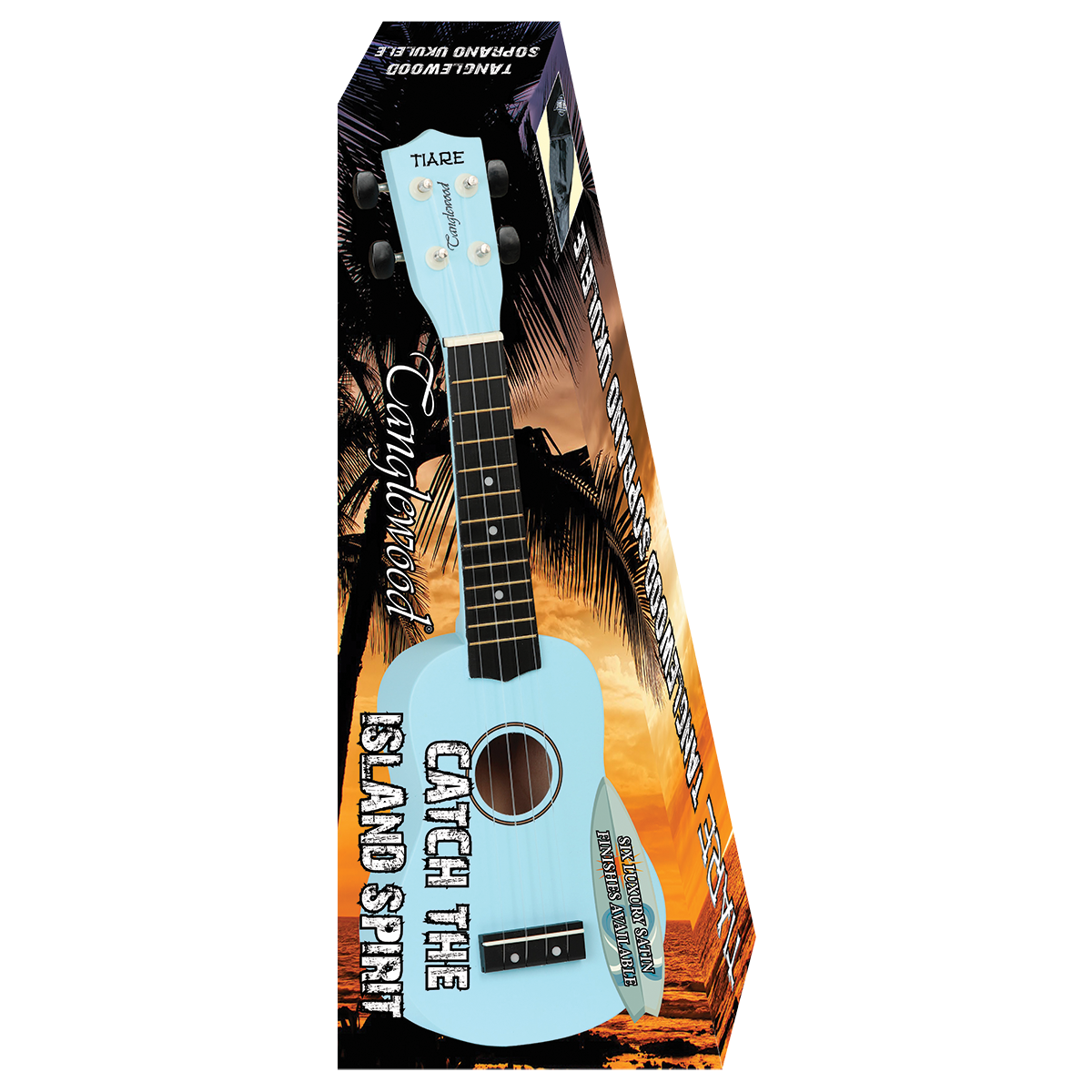 Ukulele - Tanglewood Soprano Ukulele Pack Surf Blue