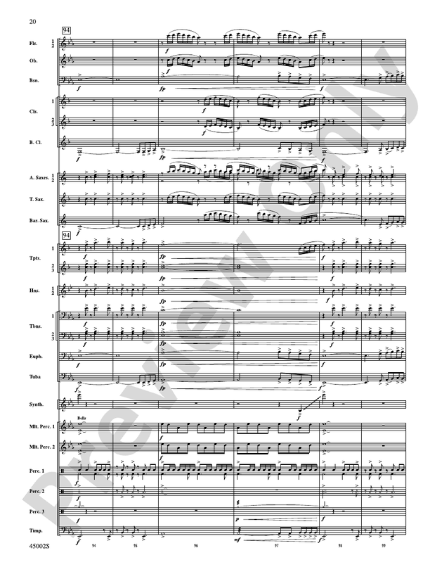 Winds of Change - Concert Band Conductor Score & Parts (Digital Download)