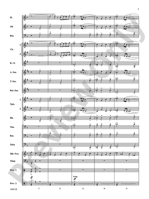 They Walked in the Valley of Fire - Concert Band Conductor Score & Parts (Digital Download)