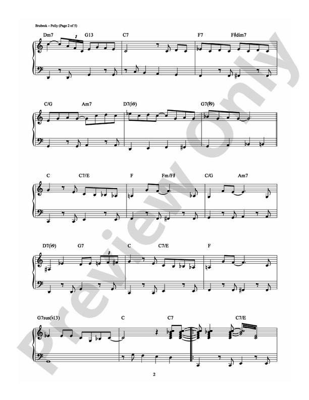 Polly - DSM-PS-0001590 - Piano (Digital Download)