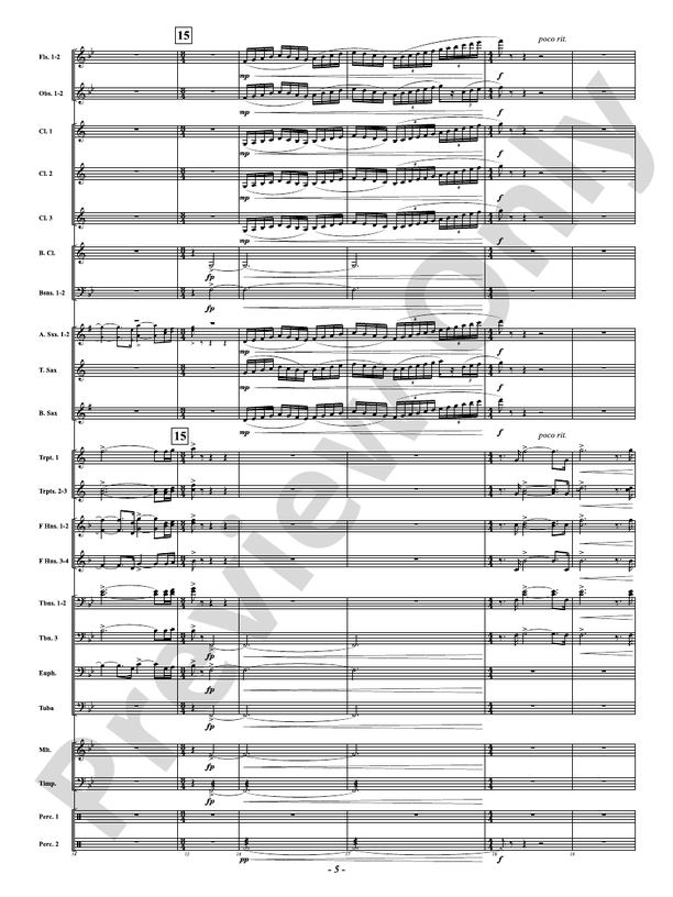 To Protect and Serve - Mvt. 3 from Suite for the Heroes Among Us - Concert Band Conductor Score & Parts (Digital Download)