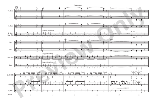 Americana – Marching Band Conductor Score & Parts (Digital Download)