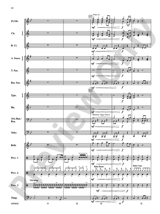 Power Surge - Concert Band Conductor Score & Parts (Digital Download)