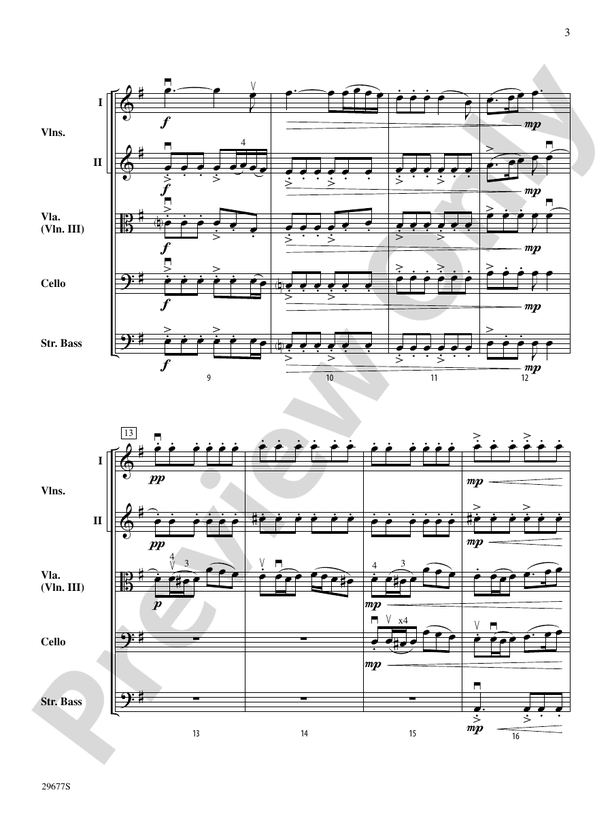 Wave Rider – String Orchestra Conductor Score & Parts (Digital Download)