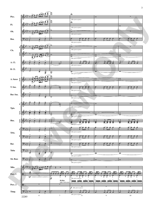 Riders on the Wind - Concert Band Conductor Score & Parts (Digital Download)