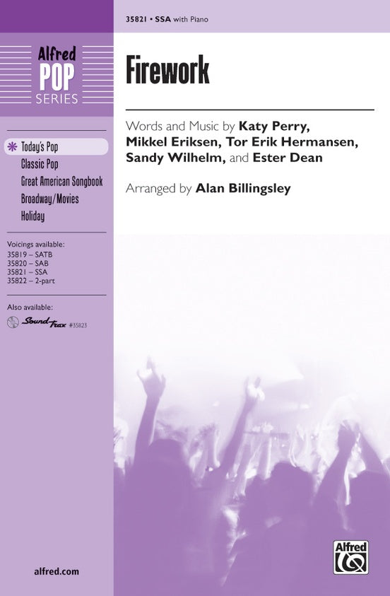 Firework – SSA Choral Octavo (Digital Download)