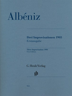 Improvisations 3 (1903) Bk/Cd - Isaac Albeniz - Piano G. Henle Verlag Piano Solo