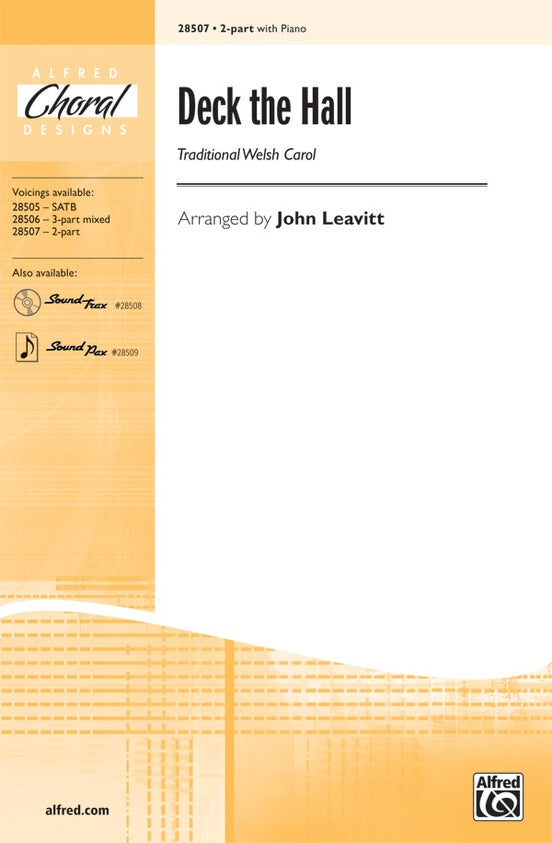 Deck the Hall - Arr. John Leavitt – 2-Part Choral Octavo (Digital Download)