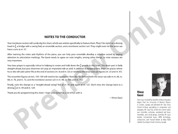 Game of Bones – Jazz Ensemble Conductor Score & Parts (Digital Download)