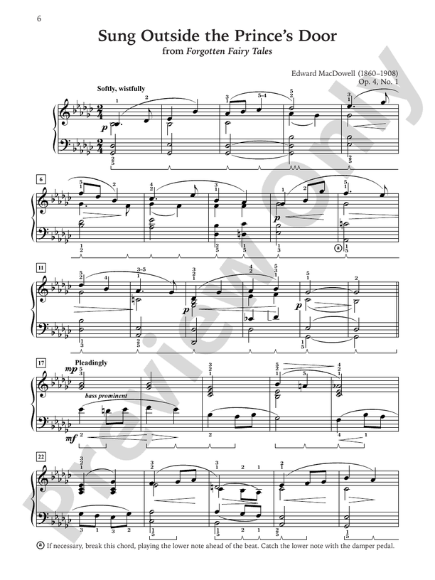 Classics for the Advancing Pianist: Edward MacDowell, Book 2: Late Intermediate to Early Advanced Repertoire - Piano (Digital Download)