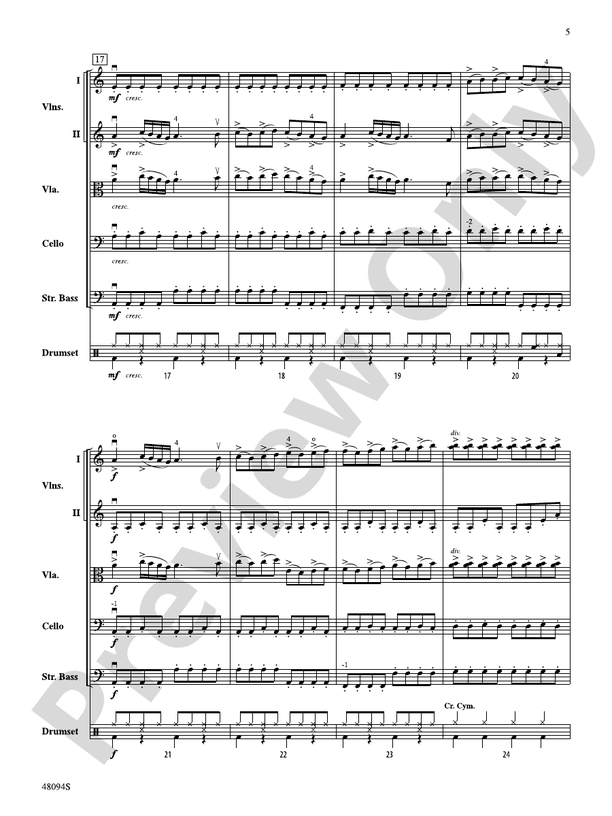 Rockin' 67 Blues - String Orchestra Conductor Score & Parts (Digital Download)